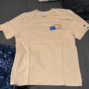 Flower Champion Beige Graphic Tee